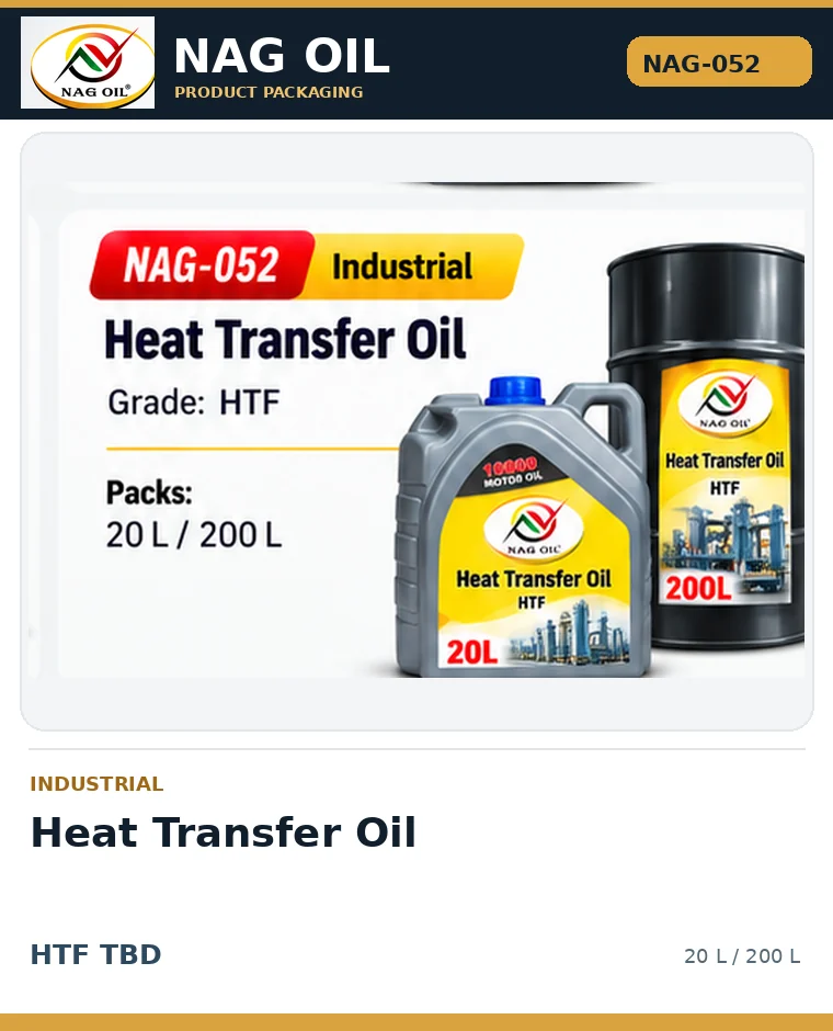 NAG OIL Heat Transfer Oil, Heat-transfer fluid, packaging artwork