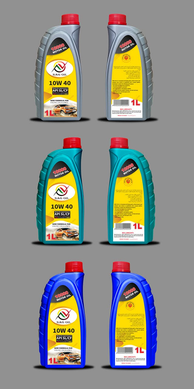 Original 1 L grey teal blue bottles