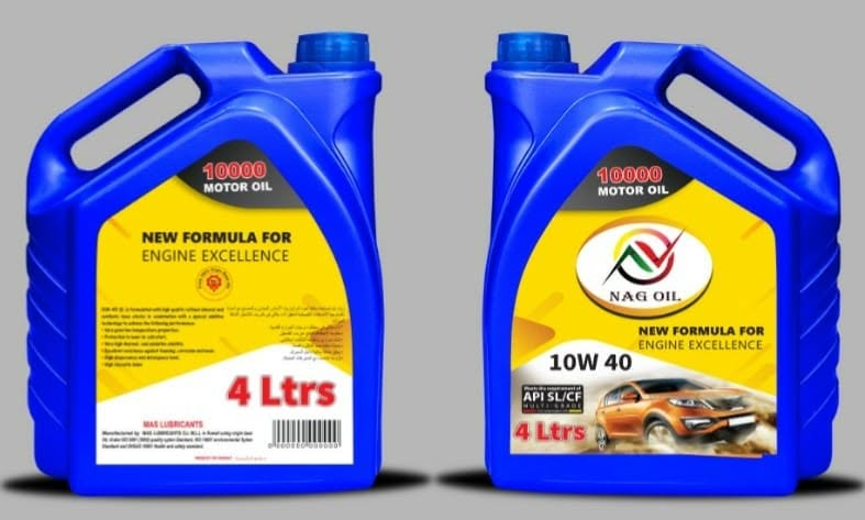 Original 4 L blue container